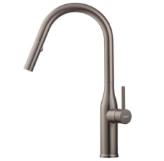 купити недорого Кухонный смеситель KOER KI-70004-07 с выдвижным изливом (нерж. сталь) (KR3387)