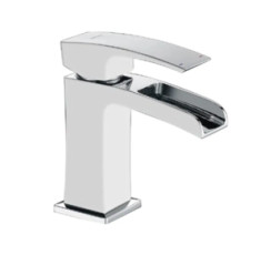 купити недорого Змішувач для умивальника Koer KB-14007-04 водоспад (Хром+Білий) (KR5155)