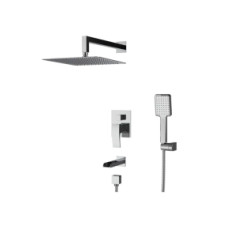 купити недорого Встроенная душевая система Koer KB-68007-01 Водопад Хром (KR3466)