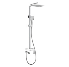 купити недорого Душевая колонна KOER KB-56007-04 с смесителем, 3 функции (Хром+белый) (KR5159)