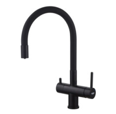 купити недорого Кухонный смеситель KOER KB-72002-05 с силиконовым изливом и выходом для питьевой воды (KR3384)