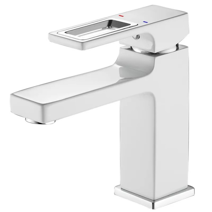 Смеситель для умывальника Mixxus Premium DANTE 001 NUT White-Chrome (MI6792)