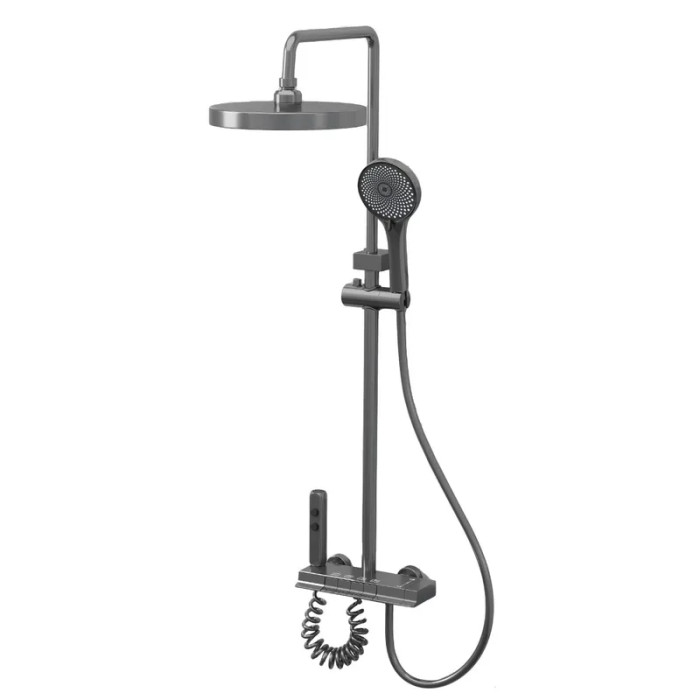 Душова колона Champion PBD-009-J GRAPHITE, 4 режими (CH6550)