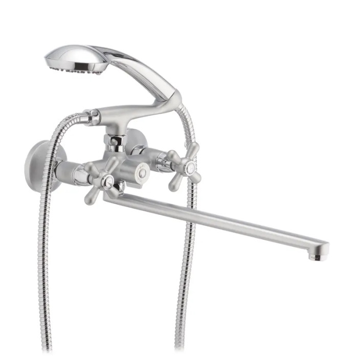 Смеситель для ванны Haiba Dominox 140 матовый (HB0063)