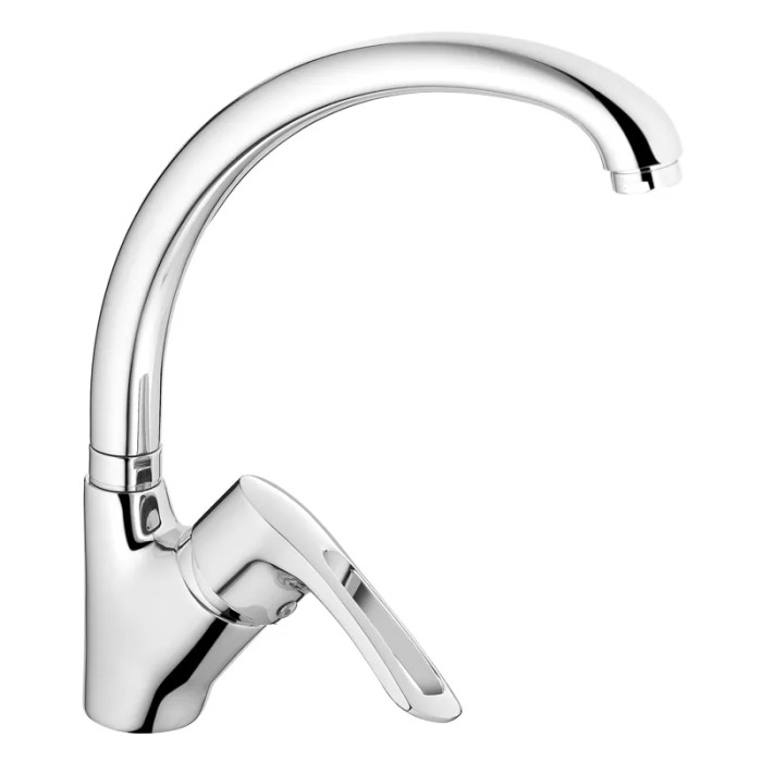 Змішувач для кухні Haiba HANSBERG 011 (HB0204) Поворотний Хром