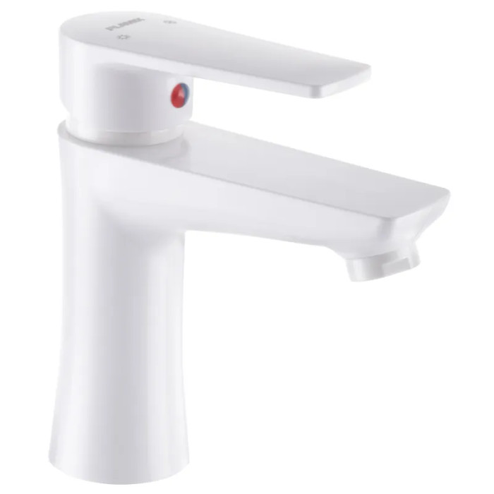 Змішувач для умивальника Plamix Oscar-001 (W) Білий (PM0601)