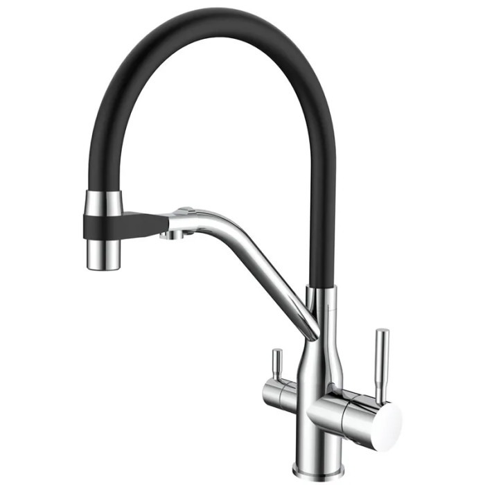 Змішувач для кухні MixxusPremium Gravity 021 REFL.BLACK (MI6977)