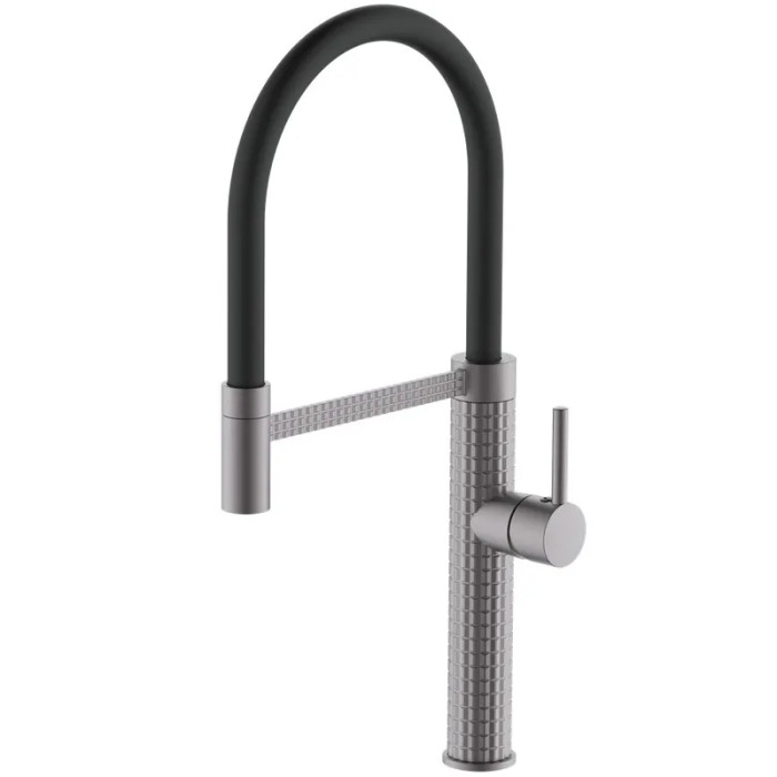 Змішувач для кухні Mixxus Premium Oliwer 017 GRAPHITE REFL.BLACK (MI6967)
