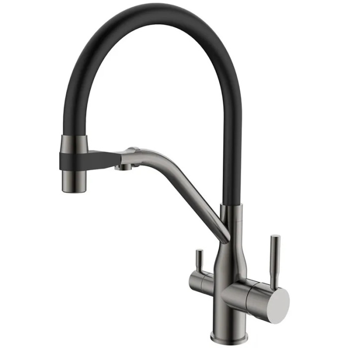 Змішувач для кухні MixxusPremium Gravity 021 GRAPHITE REFL.BLACK (MI6979)