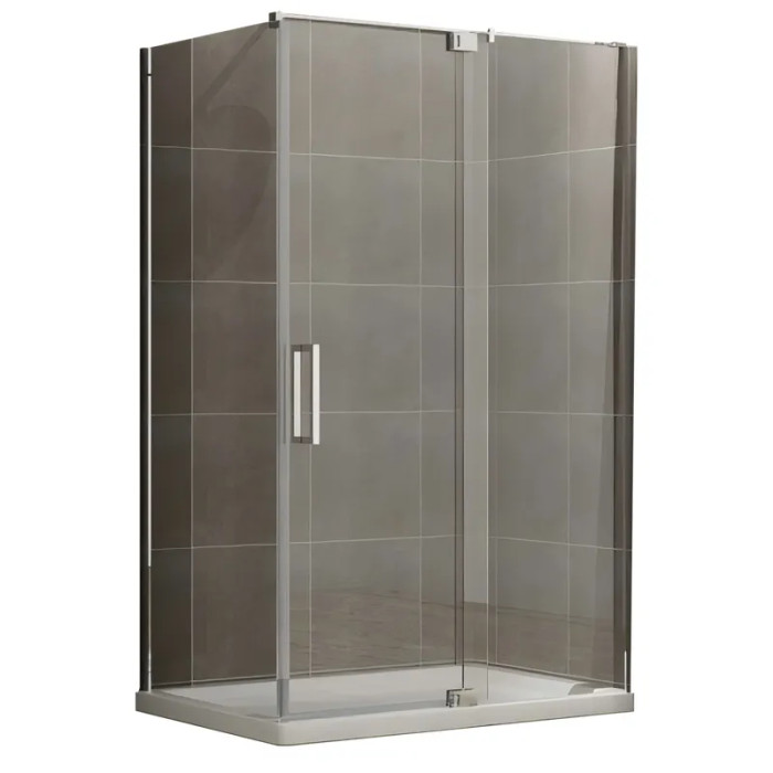 Душевая кабина без поддона Koer SR SC02 120x90x200 см прозрачное стекло Easy Clean 8 мм, хром (KR5354)