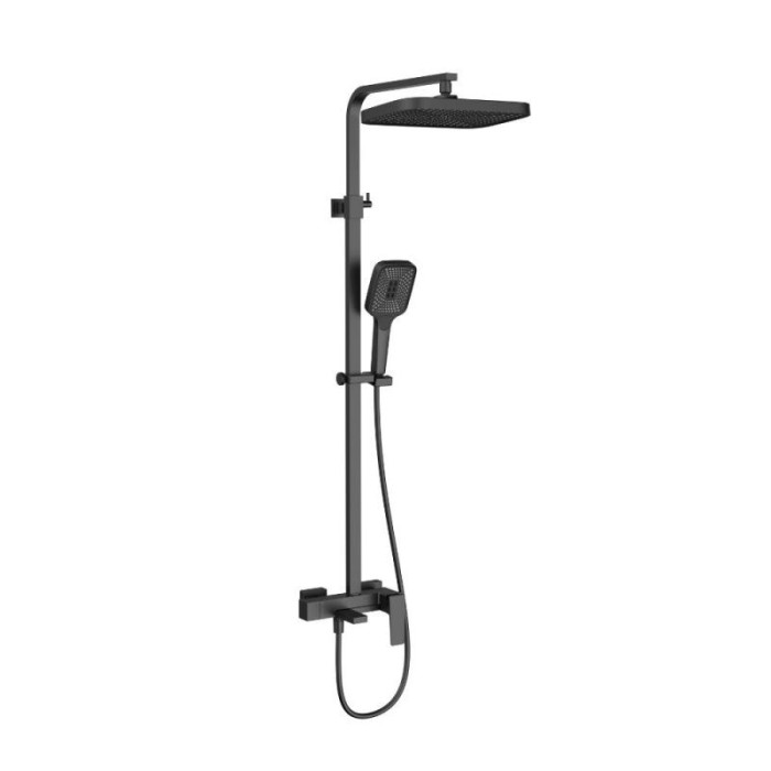 Душевая система Qtap Gemini QT51103KNG Matt Black