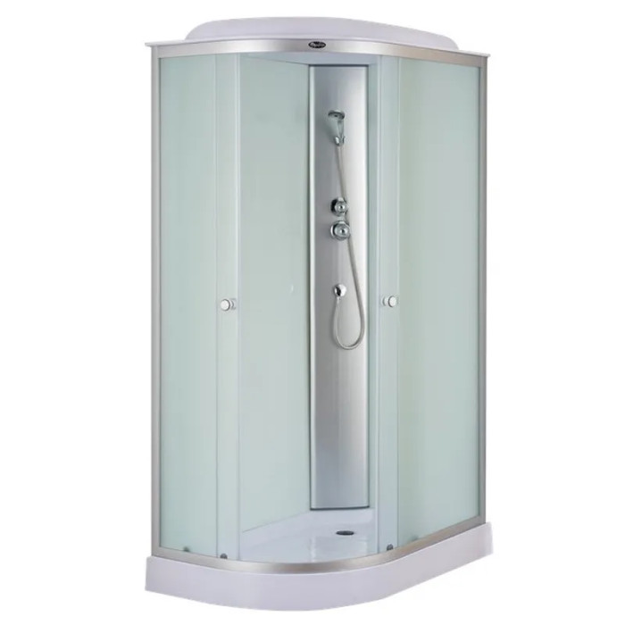 Душевой бокс Mixxus WAVE SB02-120x80x215-R-FB SATIN, низкий поддон, без гидромассажа (MI6893)
