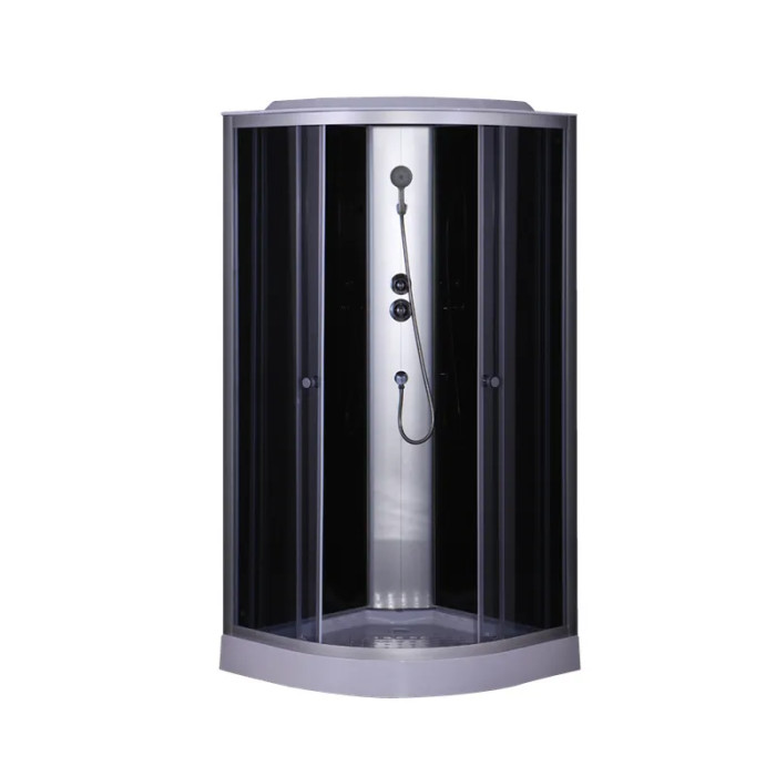 Душевой бокс Mixxus STRONG SB02-90x90x215-GR SATIN, низкий поддон