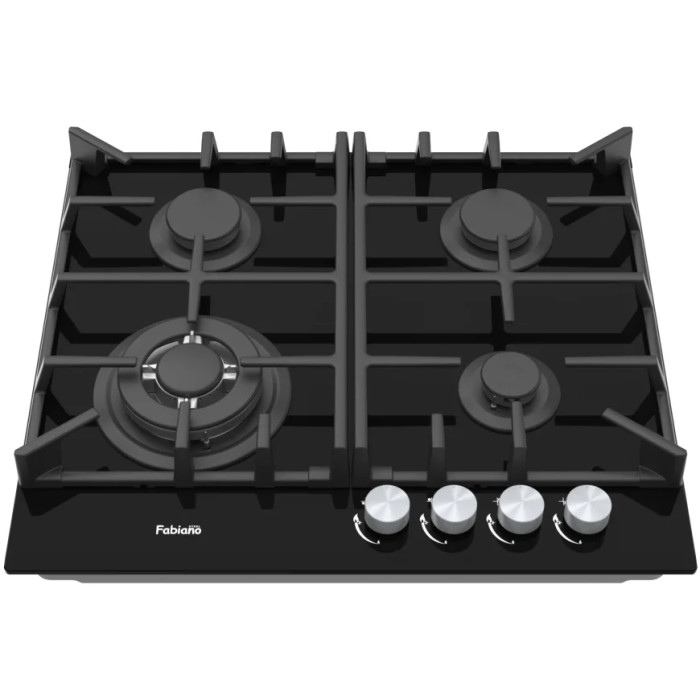 Газова варильна поверхня Fabiano FHG 1044 VGHT2 Black Glass (8111.406.1466)