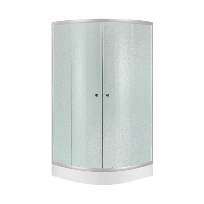 Душевая кабина Lidz Latwa SC80x80.SAT.LOW.FR + поддон KAPIELKA ST80x80x15 (LLASC8080SLFSET)