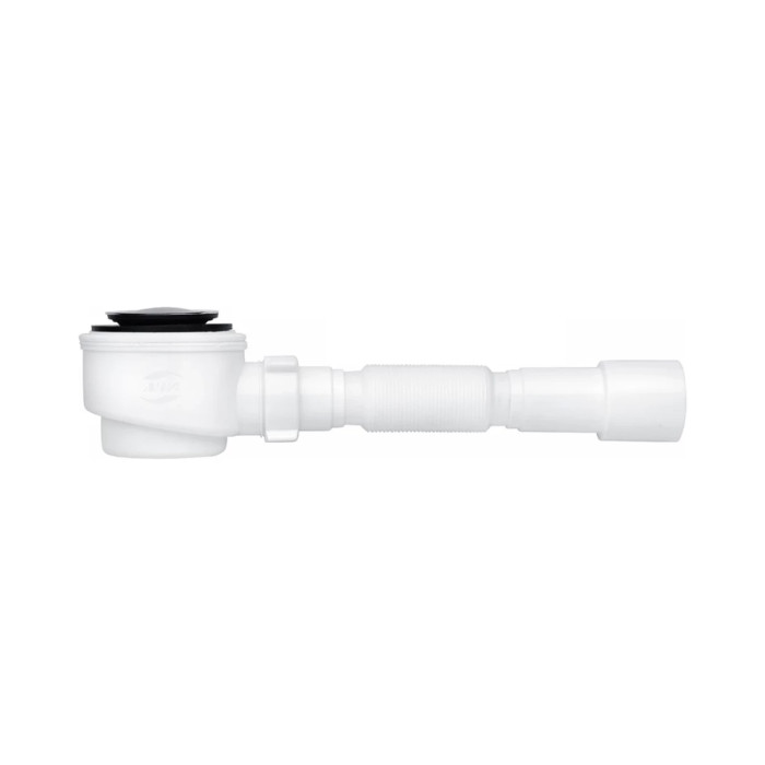 Сифон для душового піддона ANIplast 1 1/2"x90 мм з системою Сlick-Сlack з гнучкою трубою 40х40/50 E415CLSEU