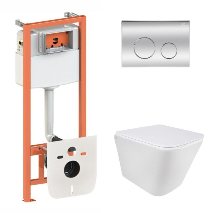 Готовое решение Qtap Tern Ultra Quiet 490x365x325 + инсталляция Nest 4 в 1 (хром) (SD00051282)