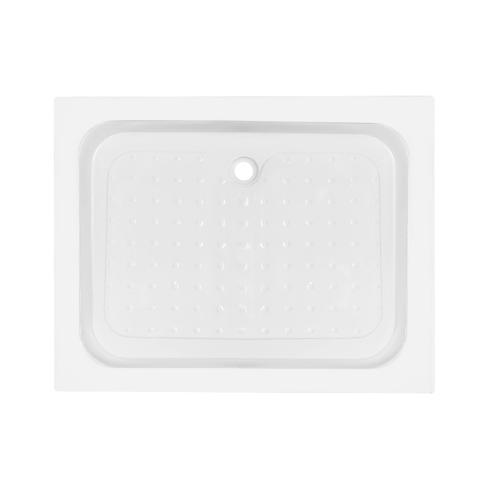 Душевой поддон KAPIELKA ST100x80х14 низкий, прямоугольный, Ø52 мм Lidz (SD00051133)