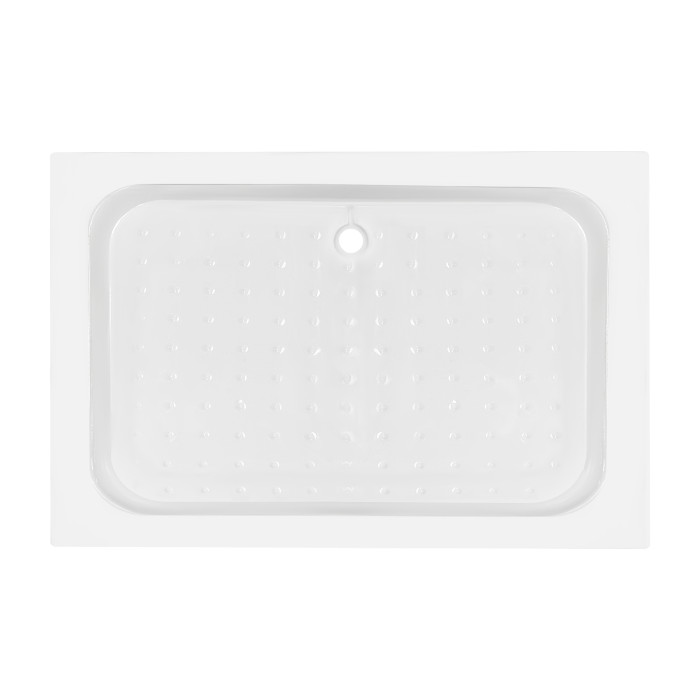 Душевой поддон KAPIELKA ST120x80х14 низкий, прямоугольный, диаметр слива 52 мм Lidz (SD00051134)
