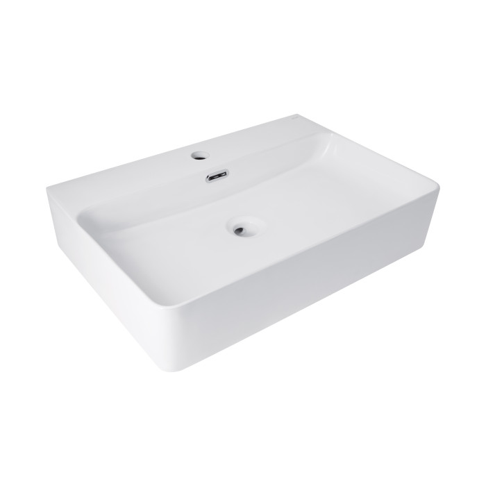Раковина Qtap Nando LT 610х420х140 White (QT12116146W)