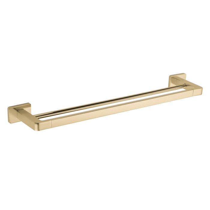 Вешалка для полотенец VBI MARS BRUSHED GOLD двойная (VBI-040108BG)