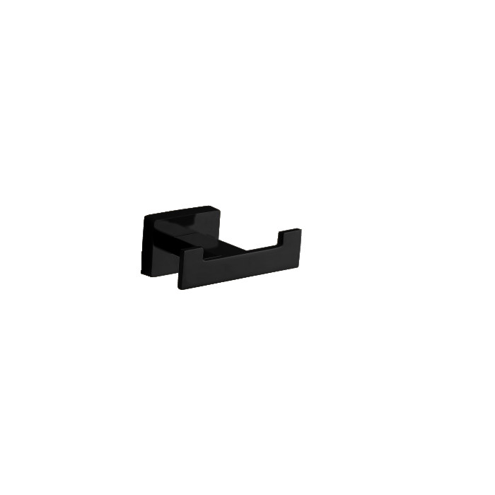 Крючок для полотенец VBI MERCURY BLACK двойной (VBI-040202BL)
