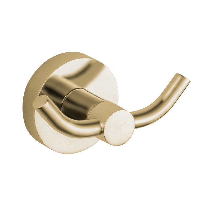 Крючок для полотенец VBI VENUS BRUSHED GOLD двойной