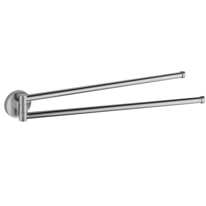 Вешалка для полотенец VBI VENUS NICKEL поворотная двойная (VBI-040018NI)