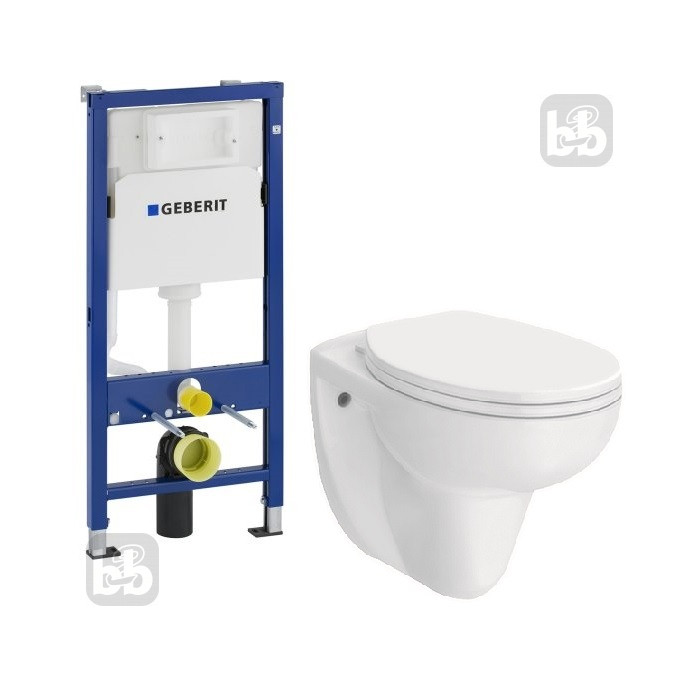 Набор инсталляционный RJ FLY Rimless унитаз подвесной, сидение +458.103.00.1 DUOFIX Basic (RJ3119+458.103.00.1)