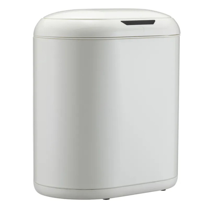 Відро для сміття сенсорне овальне Mixxus Premium Topper-TC0112 White 12л колір білий (MI7082)