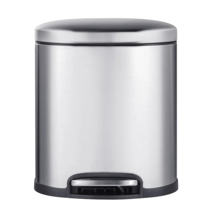 Відро для сміття Mixxus Premium Topper-TC0205 SS Color 5л овальне з плавним закриттям, нержавіюча сталь (MI7059)