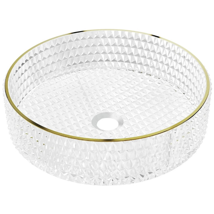 Умывальник (раковина) MEXEN AURA GOLD EDGE накладной (MEX-24013905)
