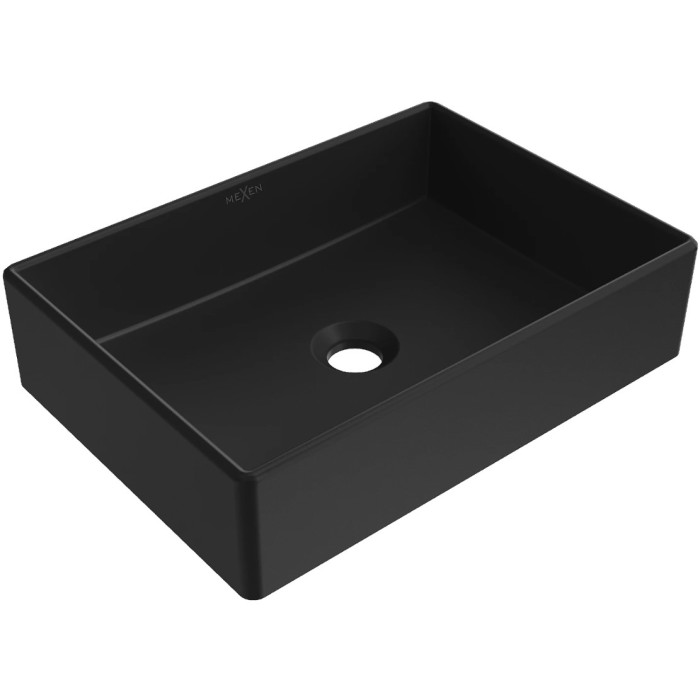 Умывальник (раковина) MEXEN GOYA 45 BLACK MATT черный накладной (MEX-22184585)