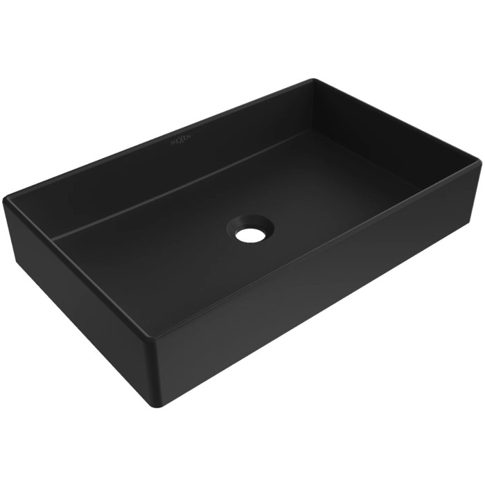 Умывальник (раковина) MEXEN GOYA 60 BLACK MATT черный накладной (MEX-22186085)