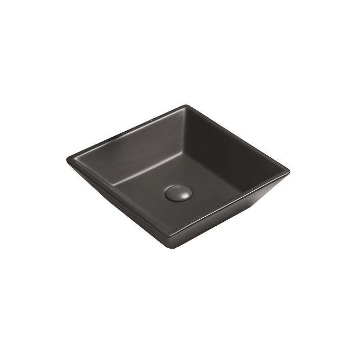 Умывальник (раковина) MEXEN POLA BLACK MATT черный накладной  (MEX-22224185)