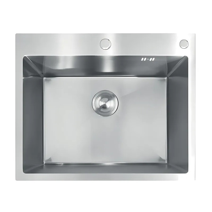 Мийка з нержавіючої сталі MIXXUS MH6050 DECOR NANO-SILVER (3.0/0.8) колір нержавійка (MI7043)