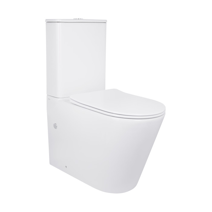 Унітаз-компакт Qtap Scorpio безободковий Ultra Quiet Soft-close (QT14226088AW)
