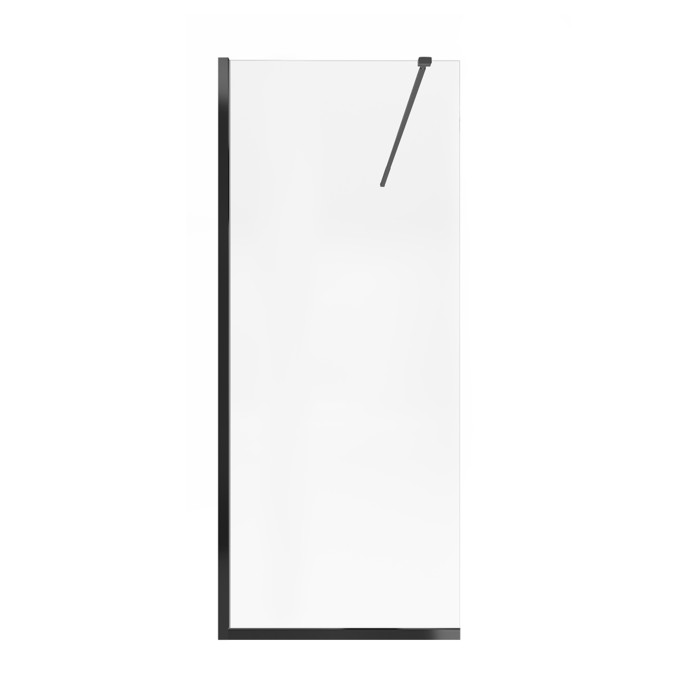 Душевая перегородка Qtap Walk-In Standard BLM209.C8 90х200 см, стекло Clear 8 мм, покрытие CalcLess (SD00051925)