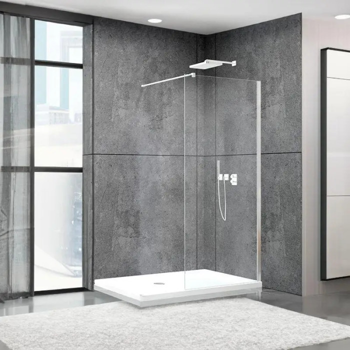 Душевая перегородка Aquanil FIT 80x195 8мм скло (FIT80х195)