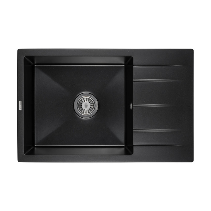 Кухонна мийка GRANADO Navia Black Shine 775x495x215 (gr3801)