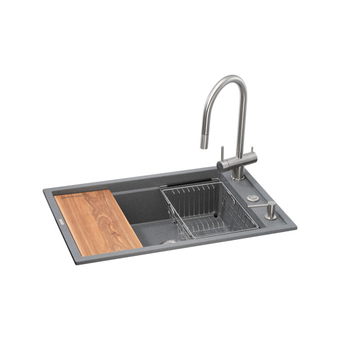 Кухонна станція GRANADO Royal Estella Grafito 780x500x210 (Артикул не знайдено)