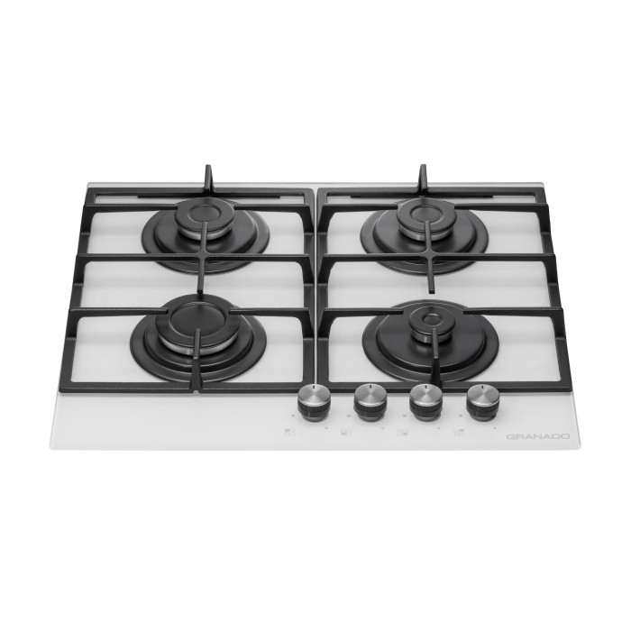 Газова поверхня GRANADO GGH 62-104 White glass (GGH2621045)