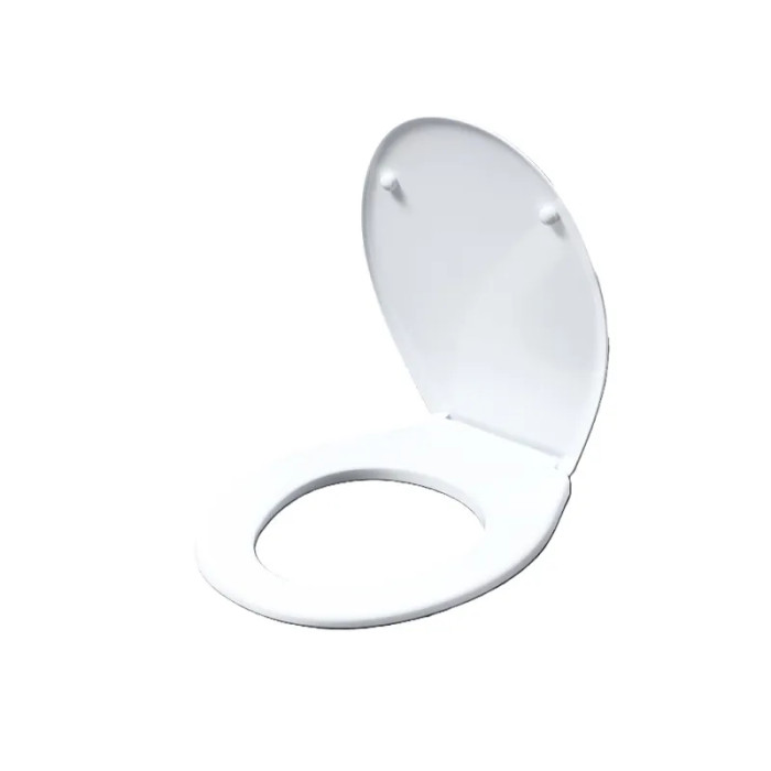 Сидіння-кришка для унітазу ZERIX TS-04 Slim Duroplast/Soft-close/Quick relase (ZX5583)