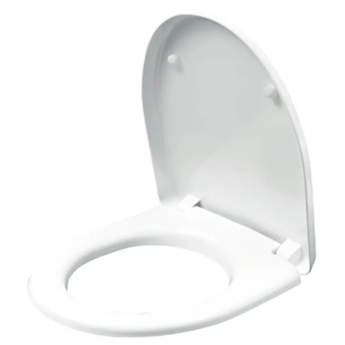 Сидіння для унітазу ZERIX TS-08 Slim Duroplast Soft-close/Quick relase (ZX5589)