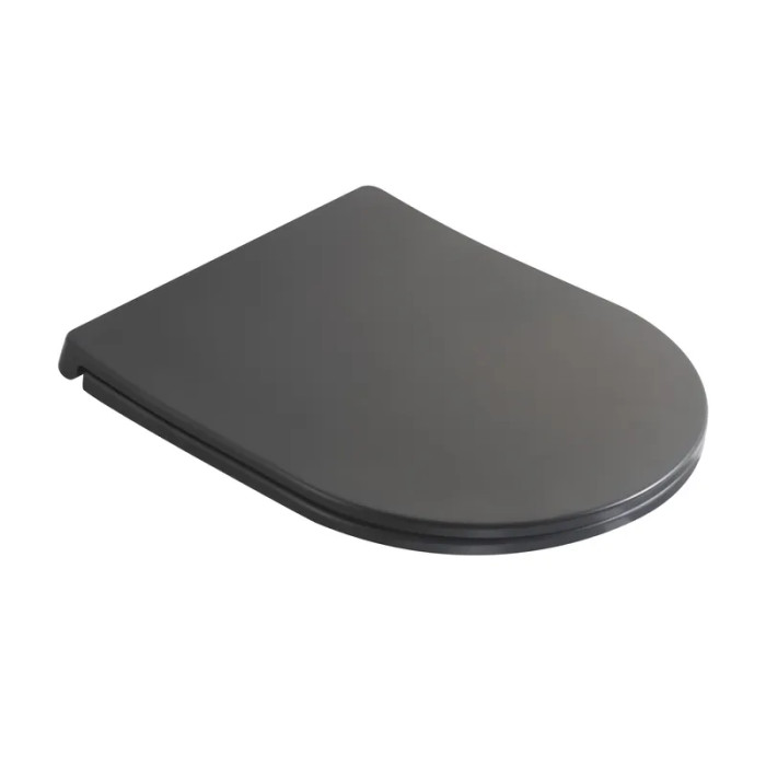Сиденье-крышка для унитаза Mixxus Premium Ellipse SEAT COVER SEAT COVER ELLIPSE-2005 GRAY 445х360х37mm дюропласт (MP6685)