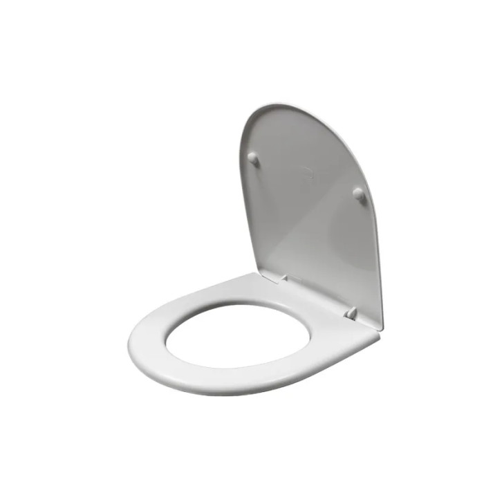 Сидіння-кришка для унітазу ZERIX TS-06 Slim Duroplast/Soft-close/Quick relase (ZX5585)
