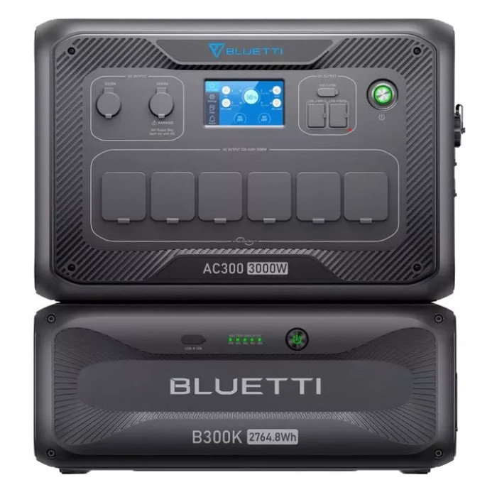 Портативная зарядная станция Bluetti AC300 3000W + Bluetti B300K (AC300+B300K)