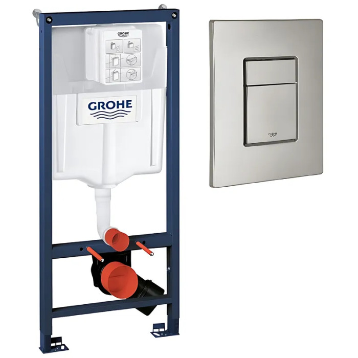 Инсталляция для унитаза Grohe Rapid SL 2-в-1 с панелью смыва (UA38536001DC)