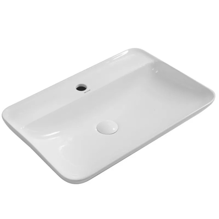 Раковина накладная MIXXUS PREMIUM BEVEL-0203 600х405х120mm с отверстием под смеситель (MP6513)