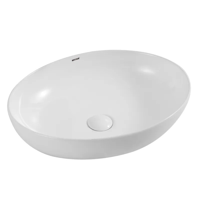 Раковина накладная MIXXUS PREMIUM ELLIPSE-0102 515х400х130mm (MP6551)